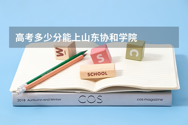 高考多少分能上山东协和学院