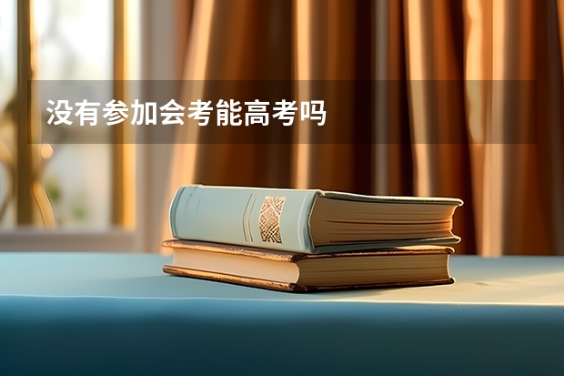 没有参加会考能高考吗