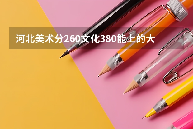 河北美术分260文化380能上的大学（河北女子职业技术学院单招分数线）