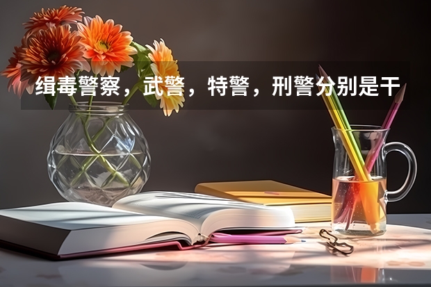 缉毒警察，武警，特警，刑警分别是干什么的？危险程度怎么排列？