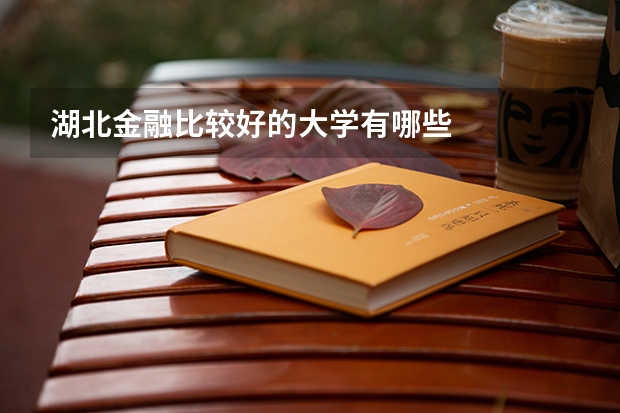 湖北金融比较好的大学有哪些