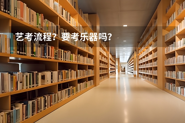 艺考流程？要考乐器吗？
