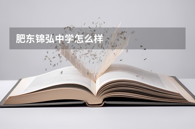肥东锦弘中学怎么样