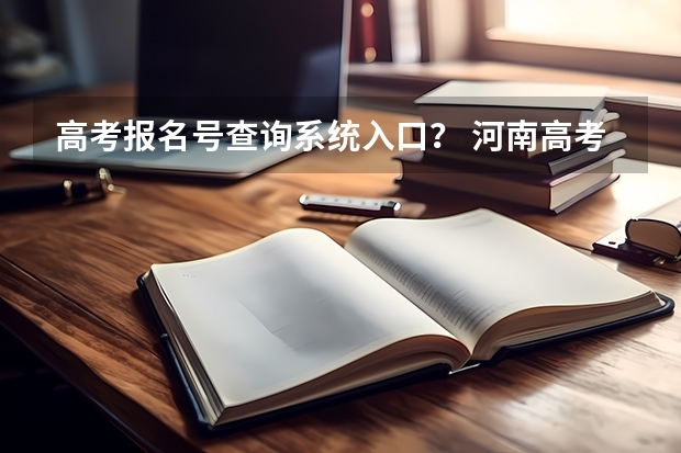 高考报名号查询系统入口？ 河南高考报名平台登录入口在哪儿