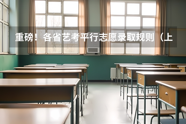 重磅!各省艺考平行志愿录取规则(上) 2024年河北省美术生综合分计算公式