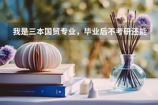 我是三本国贸专业，毕业后不考研还能做什么？