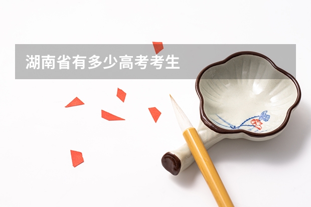 湖南省有多少高考考生