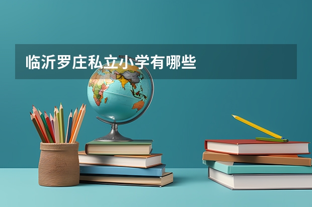 临沂罗庄私立小学有哪些