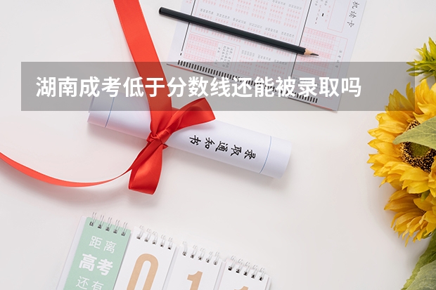 湖南成考低于分数线还能被录取吗