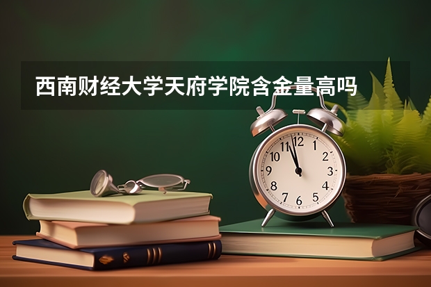 西南财经大学天府学院含金量高吗