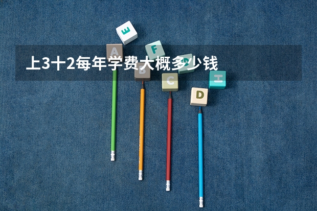 上3十2每年学费大概多少钱