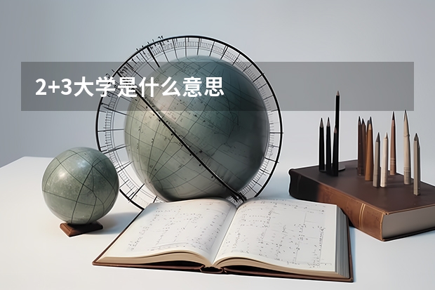 2+3大学是什么意思