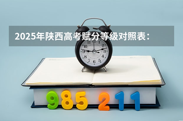 2025年陕西高考赋分等级对照表：含计算公式、规则详解（2025高考新政策）