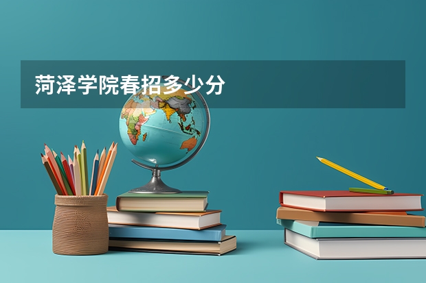 菏泽学院春招多少分