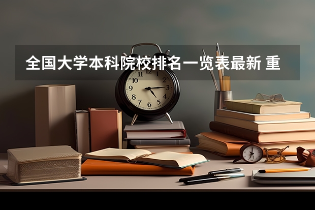 全国大学本科院校排名一览表最新 重庆大学排名第几