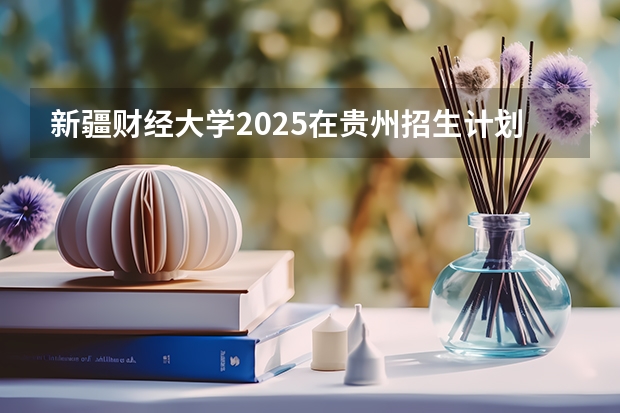 新疆财经大学2025在贵州招生计划预测