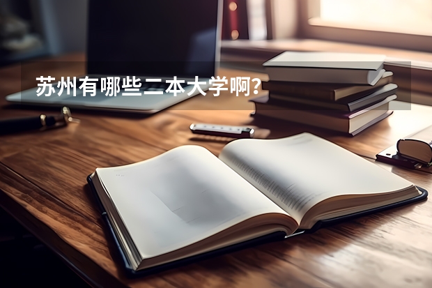 苏州有哪些二本大学啊？