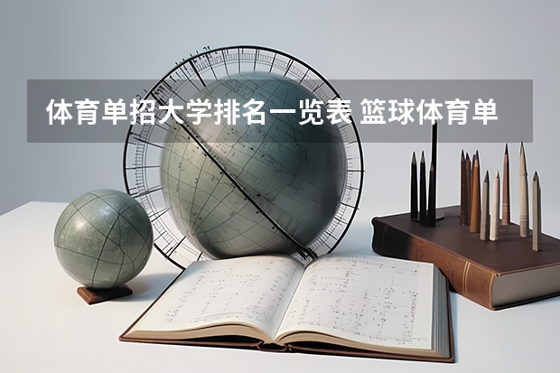 体育单招大学排名一览表 篮球体育单招大学排名及分数线