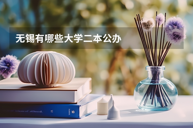 无锡有哪些大学二本公办