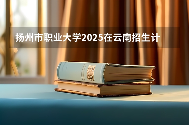扬州市职业大学2025在云南招生计划预测