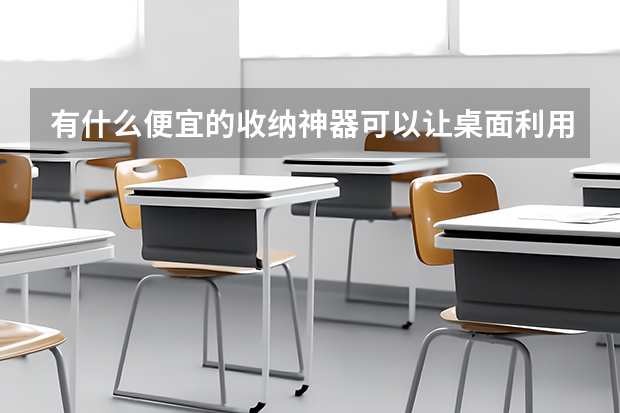 有什么便宜的收纳神器可以让桌面利用率更高？