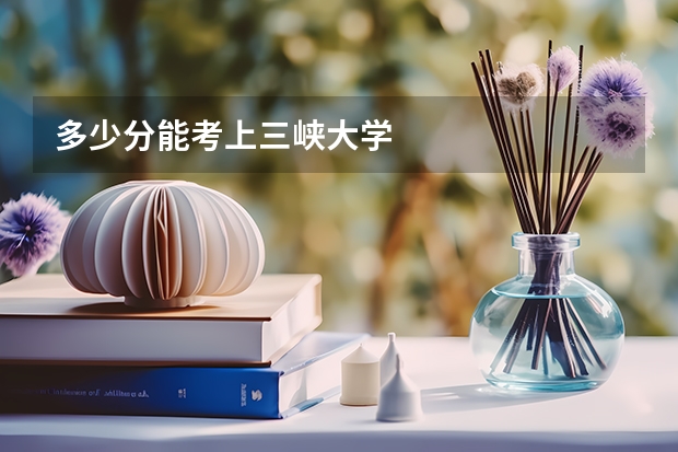 多少分能考上三峡大学