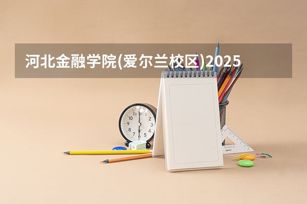 河北金融学院(爱尔兰校区)2025在福建招生计划预测