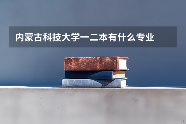 内蒙古科技大学一二本有什么专业