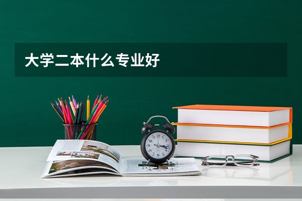 大学二本什么专业好
