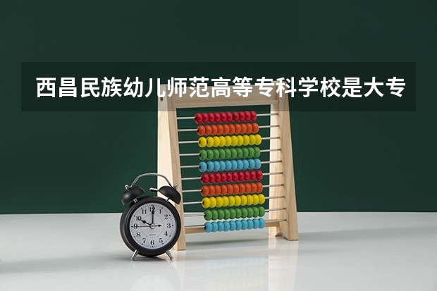 西昌民族幼儿师范高等专科学校是大专吗