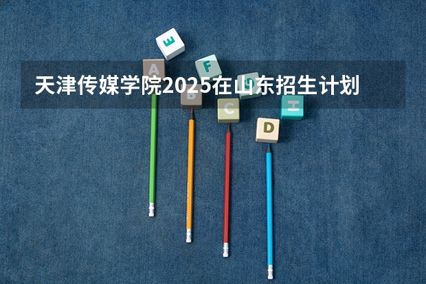 天津传媒学院2025在山东招生计划