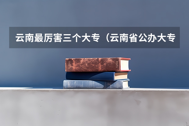 云南最厉害三个大专（云南省公办大专院校排行榜）