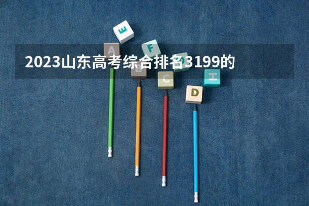 2023山东高考综合排名3199的考生报哪所大学 往年录取分数线
