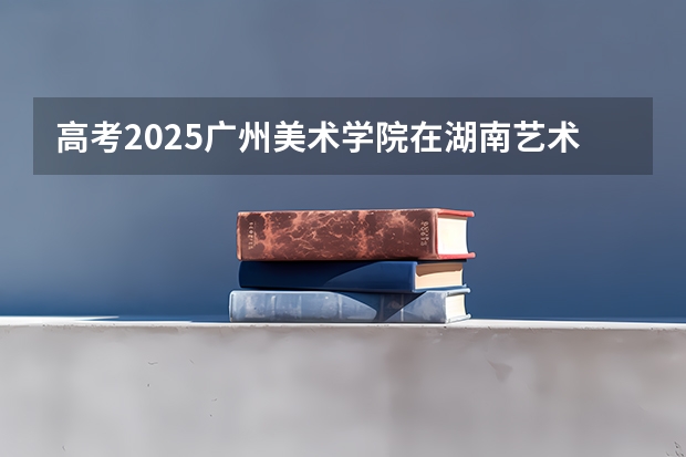 高考2025广州美术学院在湖南艺术类投档分数线总汇