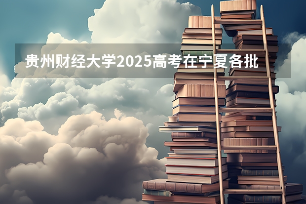贵州财经大学2025高考在宁夏各批次选科要求