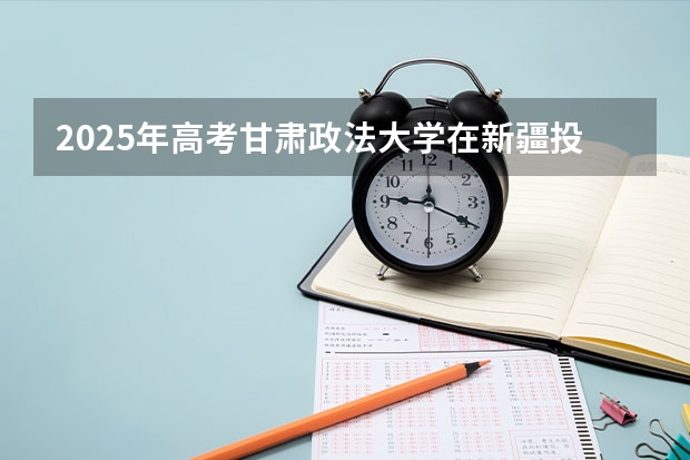 2025年高考甘肃政法大学在新疆投档分数线是多少