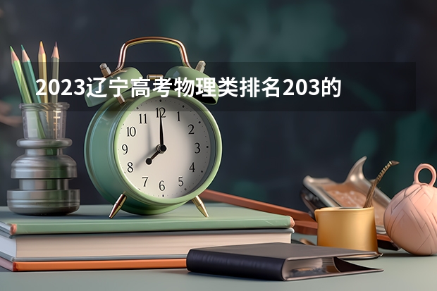 2023辽宁高考物理类排名203的考生报哪所大学 往年录取分数线